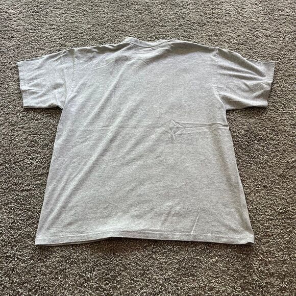 Vintage Y2K Nike Grey Logo T Shirt Throwback Mens Size Medium - Picture 4 of 6